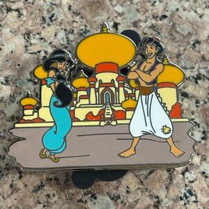Disney Parks Princess Jasmine and Prince Aladdin Pin